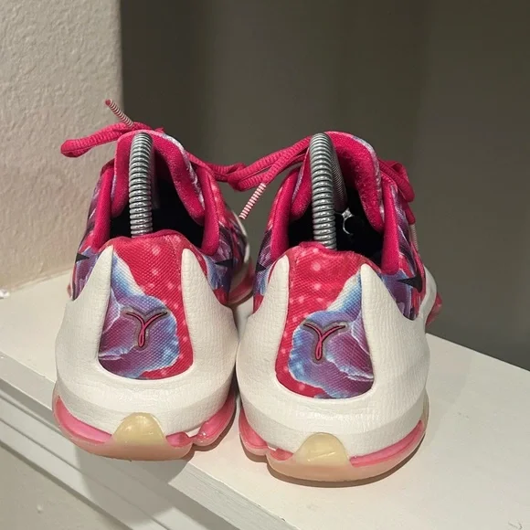 Nike KD 8 Kevin Durant Aunt Pearl Youth 5.5 Womens sz 7 Pink Floral 837786-603 - Picture 7 of 9